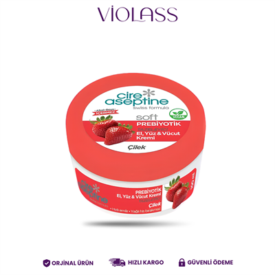 Cire Aseptine Soft Çilek Nem Dengeleyici, Besleyici Prebiyotikli Krem 100 ml