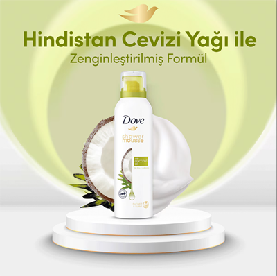 Dove Coconut Oil Duş Köpüğü 200 ml