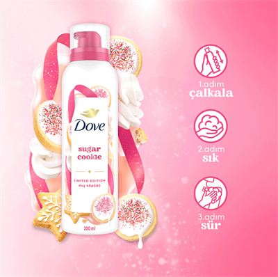 Dove Sugar Cookie Duş Köpüğü 200 ml