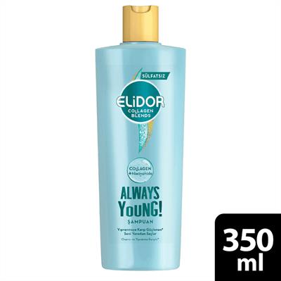 Elidor Collagen Blends Always Young Onarıcı ve Yıpranma Karşıtı Şampuan 350 ml