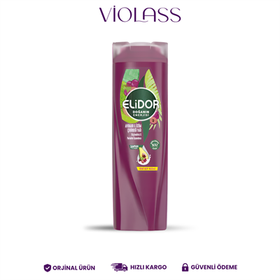 Elidor Doğanın Enerjisi Saç Bakım Şampuanı Avokado Ve Üzüm Çekirdeği Yağı 400 ML
