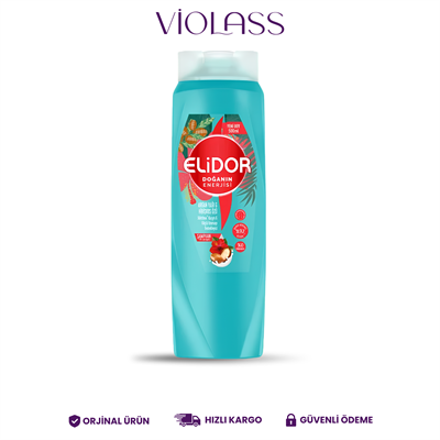 Elidor Doğanın Enerjisi Saç Bakım Şampuanı Argan Yağı Ve Hibiskus Özü 500 ML