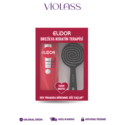 Elidor Keratin Şampuan 400 ml + Tarak Hediyeli