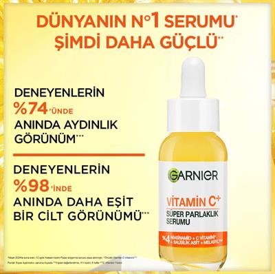 Garnier C Vitamini Parlak Süper Aydınlatıcı Serum 30 ml