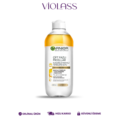 Garnier Çift Fazlı Micellar Kusursuz Makyaj Temizleme Suyu 400 ml