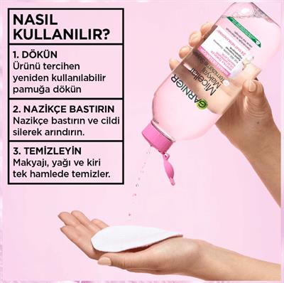 Garnier Micellar Kusursuz Makyaj Temizleme Suyu 400 ml