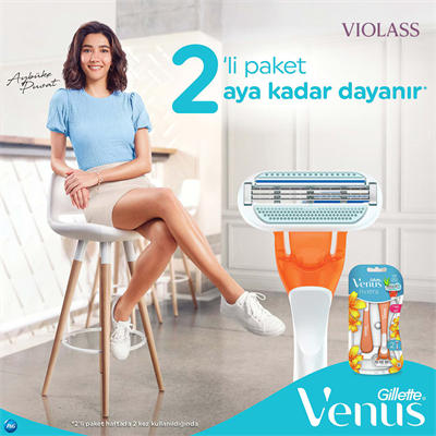 Gillette Venus Riviera Kullan At Kadın Tıraş Bıçağı 2li