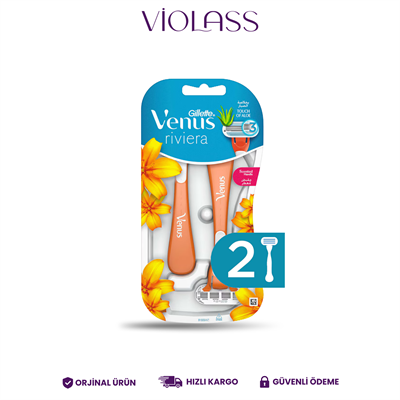 Gillette Venus Riviera Kullan At Kadın Tıraş Bıçağı 2li
