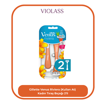 Gillette Venus Riviera Kullan At Kadın Tıraş Bıçağı 2li