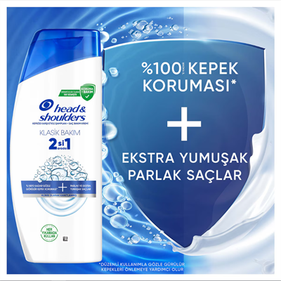 Head&Shoulders Şampuan 2si 1 Arada Klasik Bakım 625 ml