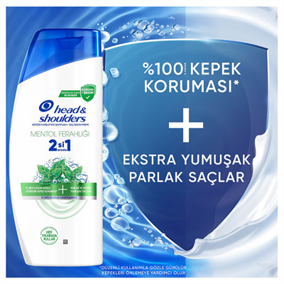 Head&Shoulders Şampuan 2si 1 Arada Mentol Ferahlığı 625 ml