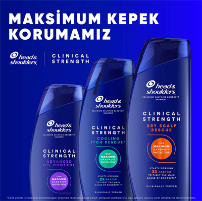 Head&Shoulders Şampuan Clinical Dry Scalp 400 ml