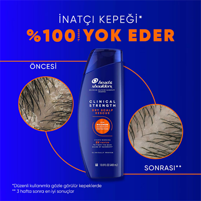 Head&Shoulders Şampuan Clinical Dry Scalp 400 ml
