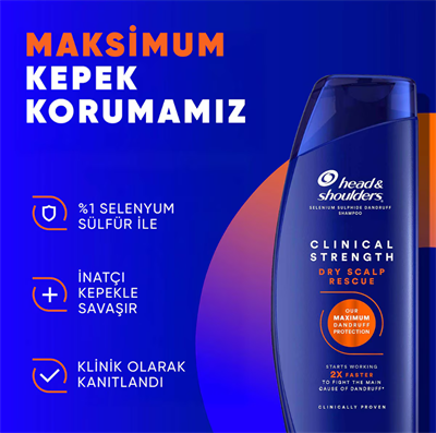 Head&Shoulders Şampuan Clinical Dry Scalp 400 ml