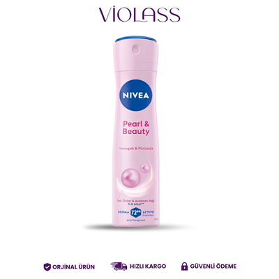 NIVEA Kadın Sprey Deodorant Pearl&Beauty 150 ml