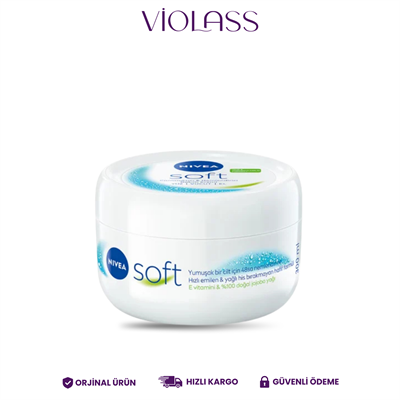 Nivea Soft Nemlendirici Bakım Kremi Yüz Vücut El 300 ml