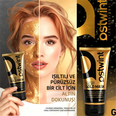 Ostwint Soyulabilir Altın Maske 150 ml