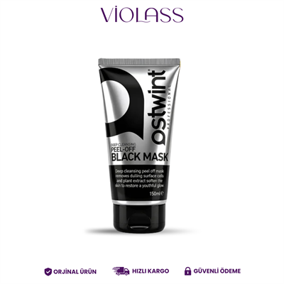 Ostwint Soyulabilir Siyah Maske 150 ml