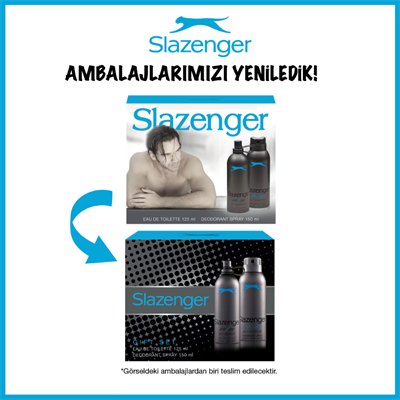 Slazenger Active Sport Mavi Erkek Parfüm EDT 125 ml & Deodorant 150 ml Set