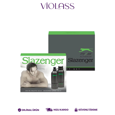 Slazenger Active Sport Yeşil Erkek Parfüm EDT 125 ml & Deodorant 150 ml Set