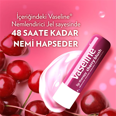 Vaseline Cherry Dudak Bakım Kremi ve Dudak Parlatıcısı 4.8 g