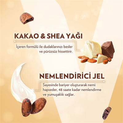 Vaseline Cocoa Dudak Bakım Kremi ve Dudak Parlatıcısı 4.8 g