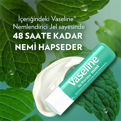 Vaseline Mint Dudak Bakım Kremi ve Dudak Parlatıcısı 4.8 g