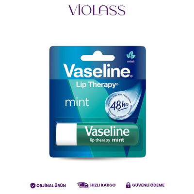 Vaseline Mint Dudak Bakım Kremi ve Dudak Parlatıcısı 4.8 g
