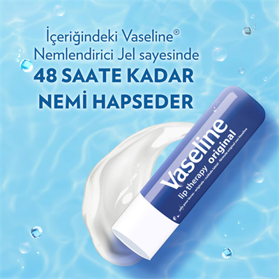 Vaseline Original Dudak Bakım Kremi ve Dudak Parlatıcısı 4.8 g