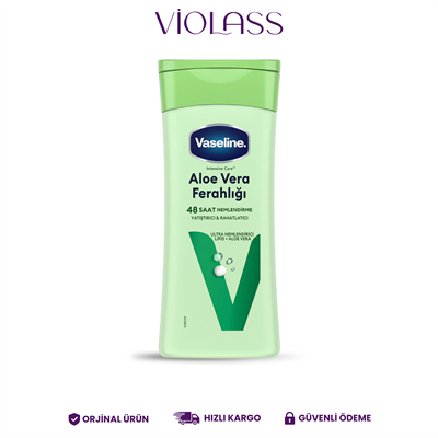 Vaseline Vücut Losyonu Aloe Vera Ferahlığı Kuru Ciltler İçin 200 ml
