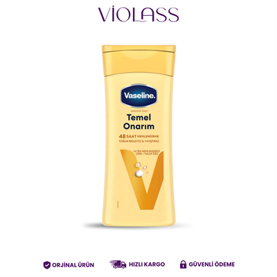 Vaseline Vücut Losyonu Temel Onarım Kuru Ciltler İçin 200 ml