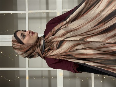 Elara Pamuklu Şal - Somon