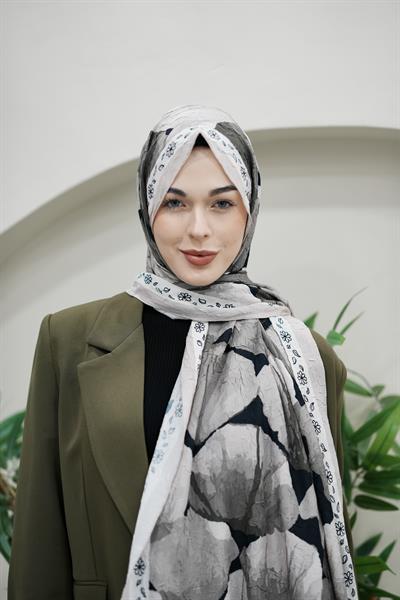 Live Crush Şal - Taş Gri