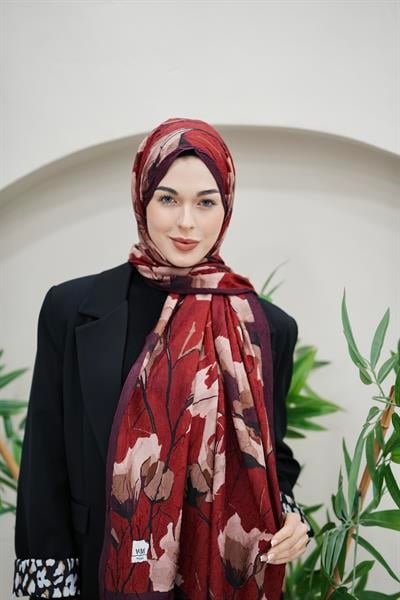 Loren Crus Şal - Kiraz
