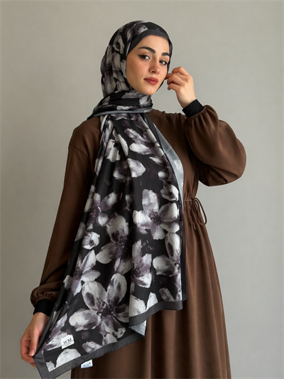 Luma Kraş Şal - Siyah