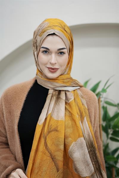 Soft Crush Şal - Sarı