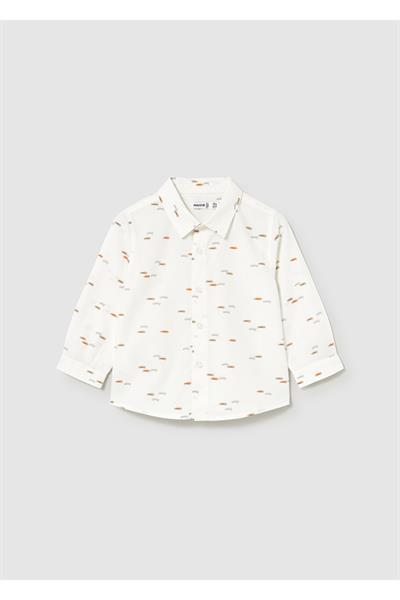 Mayoral 2-4 Yaş Erkek Çocuk Gömlek Beyaz