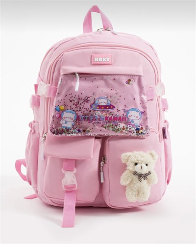 AYD KİDS KAWAİİ  PİNK  KORE ÇANTA Pembe