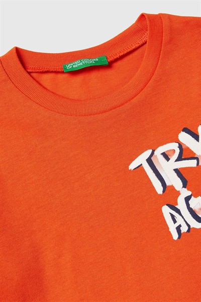 Benetton Bebe Badi Erkek Turuncu 1-6 Yaş