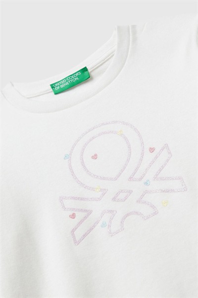 Benetton Bebe Badi Kız Çocuk Ekru 1-6 Yaş
