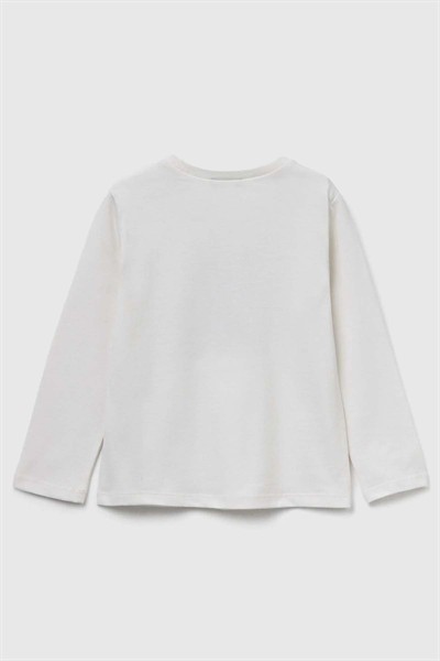 Benetton Bebe Badi Kız Çocuk Ekru 1-6 Yaş