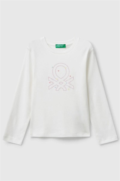 Benetton Bebe Badi Kız Çocuk Ekru 1-6 Yaş