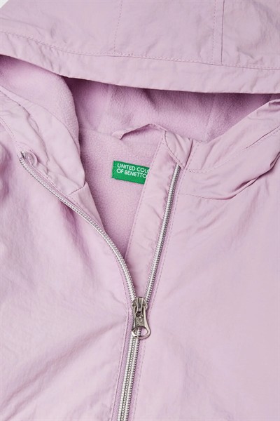 Benetton Bebe Yağmurluk Kız Çocuk Lila 1-6 Yaş