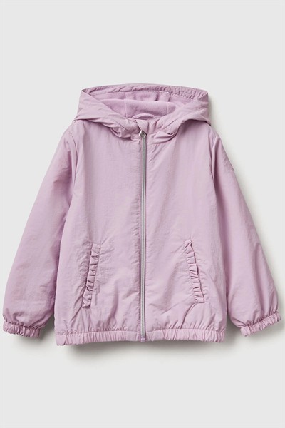 Benetton Bebe Yağmurluk Kız Çocuk Lila 1-6 Yaş