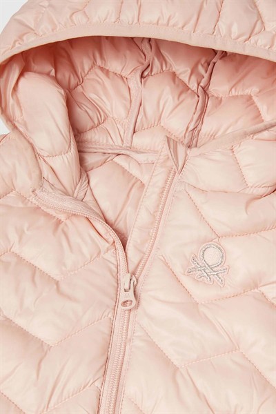 Benetton Bebe Yelek Kız Çocuk Açık Pembe 1-6 Yaş