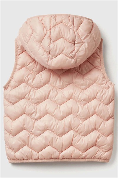 Benetton Bebe Yelek Kız Çocuk Açık Pembe 1-6 Yaş