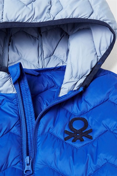 Benetton Bebek Mevsimlik Mont Erkek Mavi 1-6 Yaş