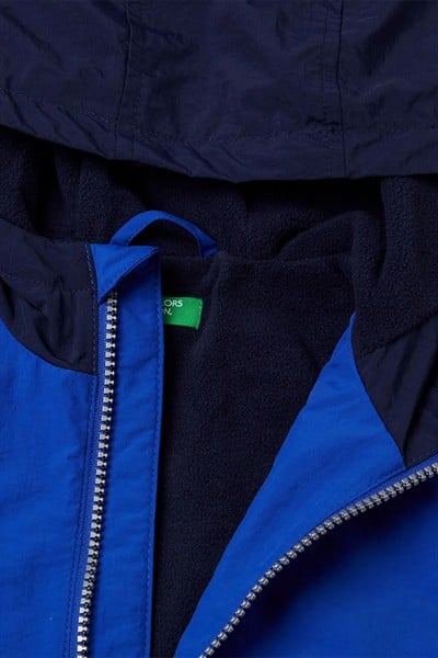 Benetton Bebek Yağmurluk Mavi Erkek 1-6 Yaş