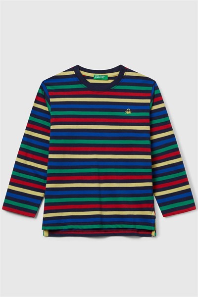 Benetton Cizgili Badi Lacivert Erkek 1-6 Yaş