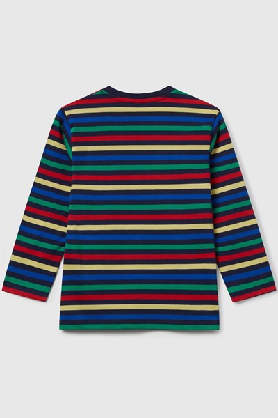 Benetton Cizgili Badi Lacivert Erkek 1-6 Yaş